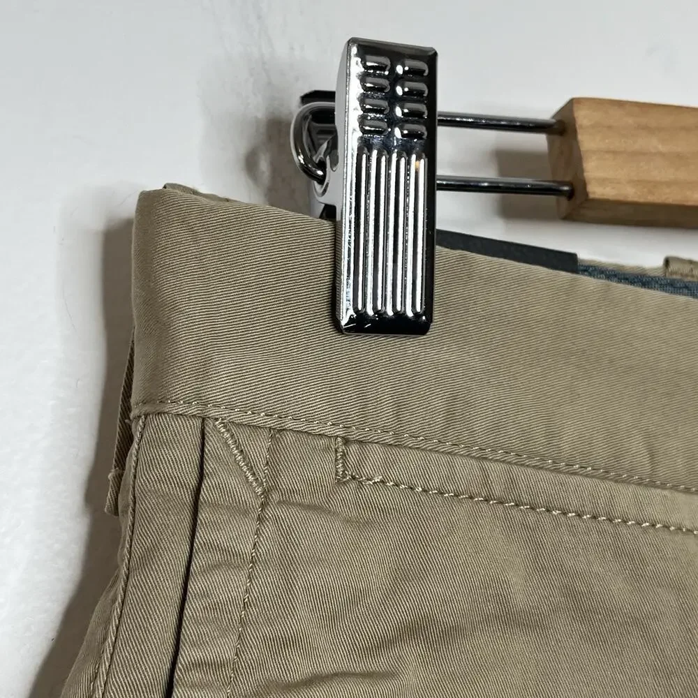 J Crew Mens 10” Stretch Chino Shorts Khaki Tan Size 30 Preppy